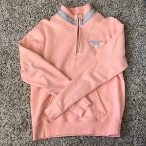 PINK crew zip